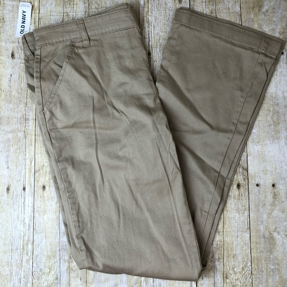 old khaki trousers